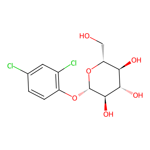 2,4-Dichlorophenyl beta-D-glucopyranoside structure