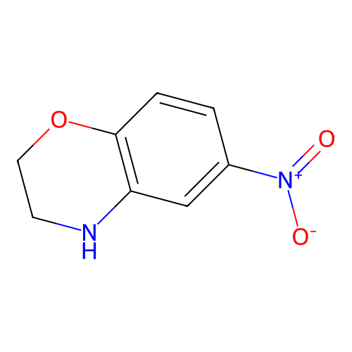 6-nitro-3,4-dihydro-2H-1,4-benzoxazine structure