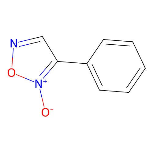 3-Phenyl-1,2,5-oxadiazole 2-oxide structure