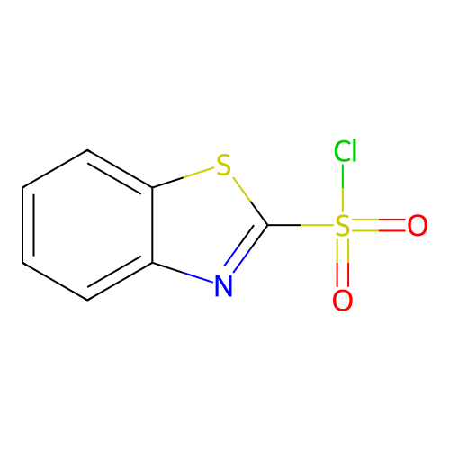 2-Benzothiazolesulfonyl chloride structure