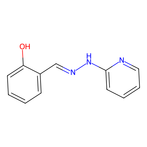 Salicylaldehyde-2-pyridylhydrazone structure