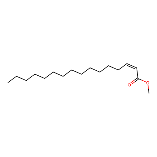 (Z)-2-Hexadecenoic acid methyl ester structure