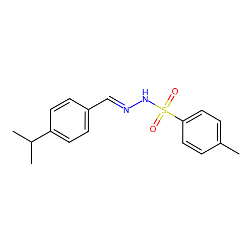 N'-(4-Isopropylbenzylidene)-4-methylbenzenesulfonohydrazide structure