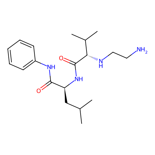 N-2-Aminoethyl-val-leu-anilide structure