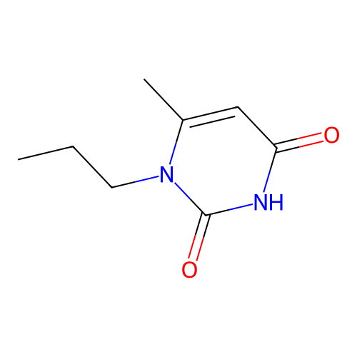 6-methyl-1-propyl-2,4(1H,3H)-pyrimidinedione structure