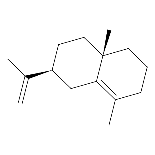 (2S,4aS)-4a,8-dimethyl-2-prop-1-en-2-yl-2,3,4,5,6,7-hexahydro-1H-naphthalene structure