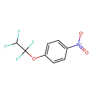 Benzene, 1-nitro-4-(1,1,2,2-tetrafluoroethoxy)- structure