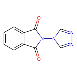 2-(4H-1,2,4-triazol-4-yl)-1H-isoindole-1,3(2H)-dione structure