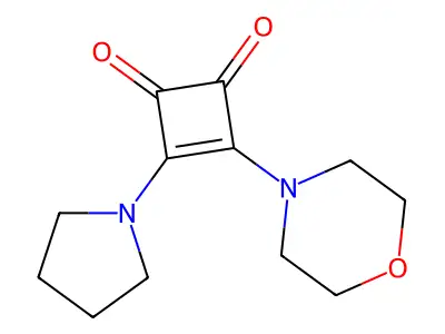 3-(Morpholin-4-yl)-4-(pyrrolidin-1-yl)cyclobut-3-ene-1,2-dione structure