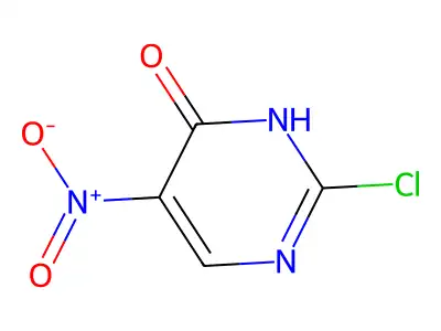 2-Chloro-5-nitropyrimidin-4(1H)-one structure
