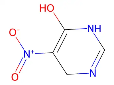 5-Nitro-1,4-dihydropyrimidin-6-ol structure