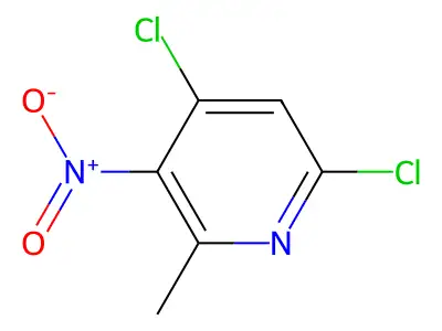 4,6-Dichloro-2-methyl-3-nitropyridine structure