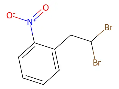 1-(2,2-Dibromoethyl)-2-nitrobenzene structure