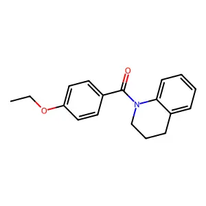 (3,4-Dihydro-1(2H)-quinolinyl)(4-ethoxyphenyl)methanone structure