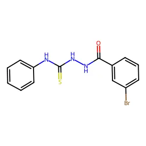 2-(3-Bromobenzoyl)-N-phenylhydrazinecarbothioamide structure