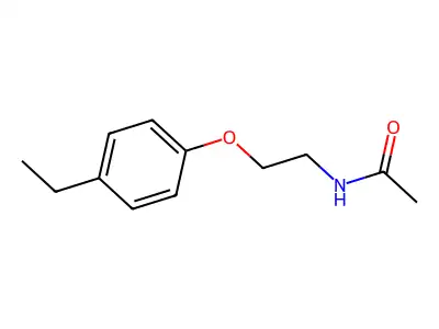 N-[2-(4-ethylphenoxy)ethyl]acetamide structure