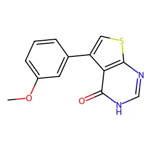 5-(3-Methoxyphenyl)thieno[2,3-d]pyrimidin-4(3H)-one structure