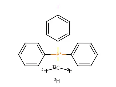 Methyltriphenylphosphonium iodide structure