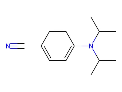 4-(Diisopropylamino)benzonitrile structure