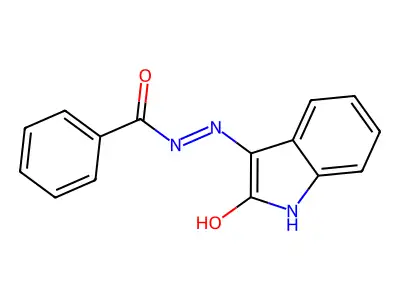 N'-(2-Oxoindolin-3-ylidene)benzohydrazide structure