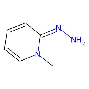 2(1H)-Pyridinone, 1-methyl-, hydrazone structure