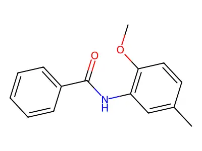 N-(2-methoxy-5-methylphenyl)benzamide structure