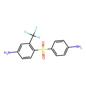 4-((4-Aminophenyl)sulfonyl)-3-(trifluoromethyl)benzenamine structure