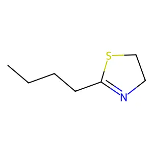 Thiazole, 4,5-dihydro-2-butyl- structure