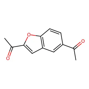 2-Acetyl-5-acetylbenzofuran structure