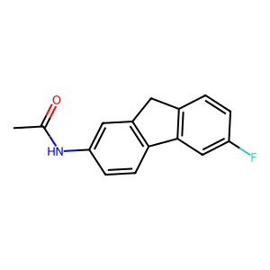N-(6-氟芴-2-基)乙酰胺 structure