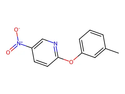 5-Nitro-2-(m-tolyloxy)pyridine structure