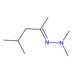 4-Methyl-2-pentanone dimethyl hydrazone structure
