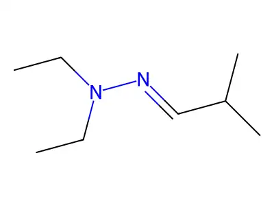 N-ethyl-N-(2-methylpropylideneamino)ethanamine structure