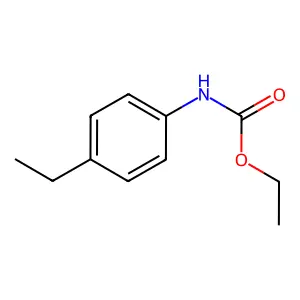 Carbamic acid, 4-ethylphenyl, ethyl ester structure