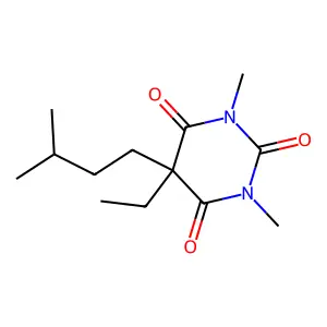 Dimethylamobarbital structure
