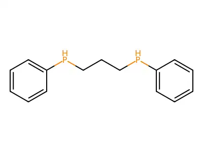 1,3-Bis(phenylphosphino)propane structure