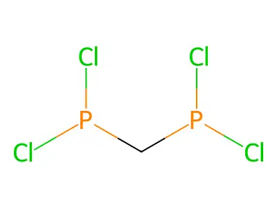 Bis(dichlorophosphino)methane structure