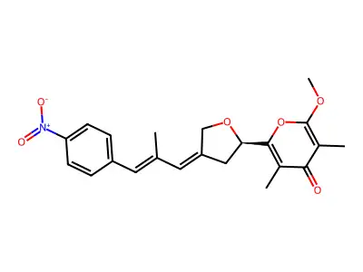 金链菌素 structure