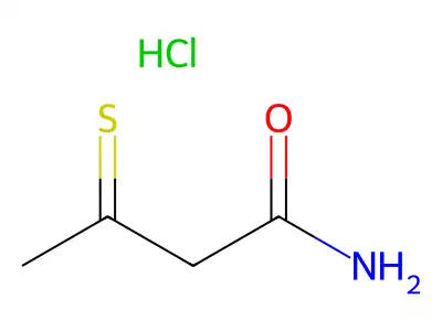 3-Thioxobutyramide hydrochloride structure