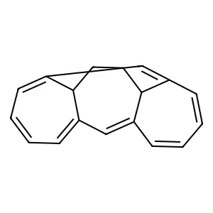 11,1-Metheno-1H-cyclohepta(b)heptalene, 11a,12,13,13a-tetrahydro- structure