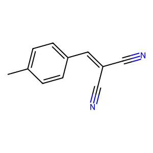 4-甲基亚苄基丙二腈 structure