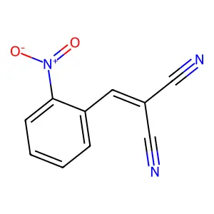 Malononitrile, (o-nitrobenzylidene)- structure