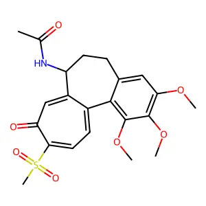 N-[(7S)-1,2,3-trimethoxy-10-methylsulfonyl-9-oxo-6,7-dihydro structure