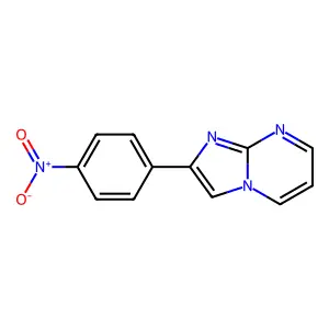 2-(4-Nitrophenyl)imidazo[1,2-a]pyrimidine structure