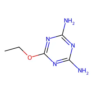 s-Triazine, 4,6-diamino-2-ethoxy- structure