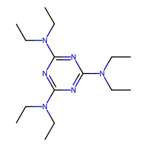 2,4,6-Tris(diethylamino)-1,3,5-triazine structure