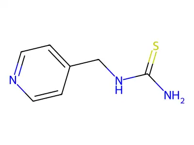 N-(pyridin-4-ylmethyl)thiourea structure