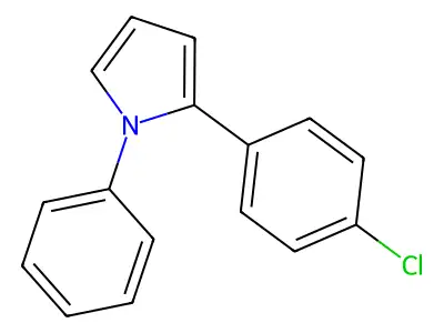 2-(4-Chlorophenyl)-1-phenyl-1H-pyrrole structure