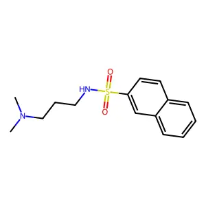 N-[3-(dimethylamino)propyl]naphthalene-2-sulfonamide structure