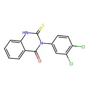 3-(3,4-Dichlorophenyl)-2-sulfanyl-3,4-dihydroquinazolin-4-one structure